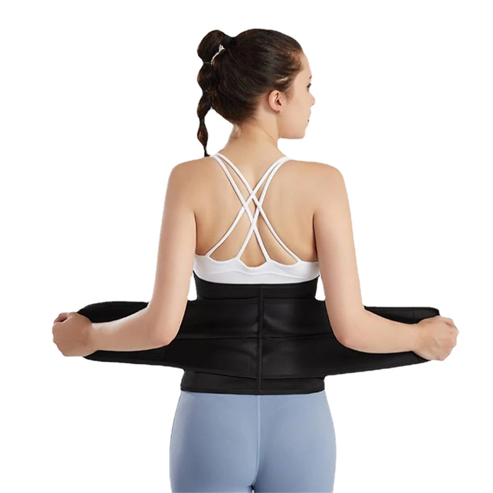 Adjustable Belly Waist Belt Fitness Sports Waist Belt Velcro Corset Artifact
