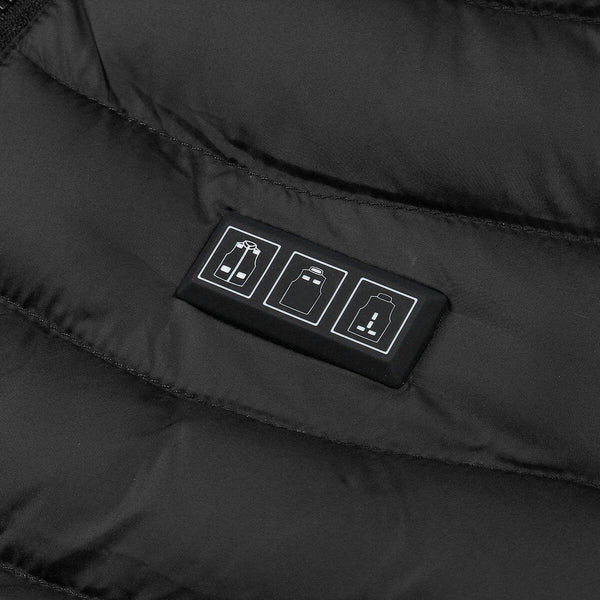 Unisex USB Heated Vest with 11 Zones, Dual-Control, Winter Warm Jacket for Skiing