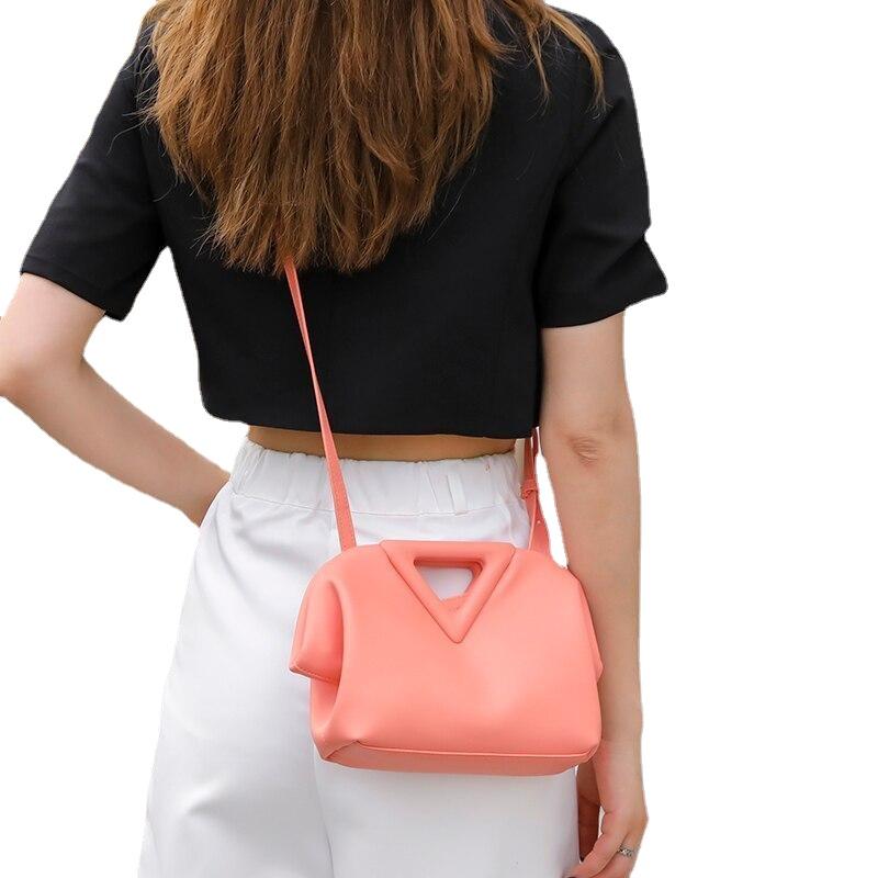 Luxury Casual Women's Triangle Handle Handbags Secondary image