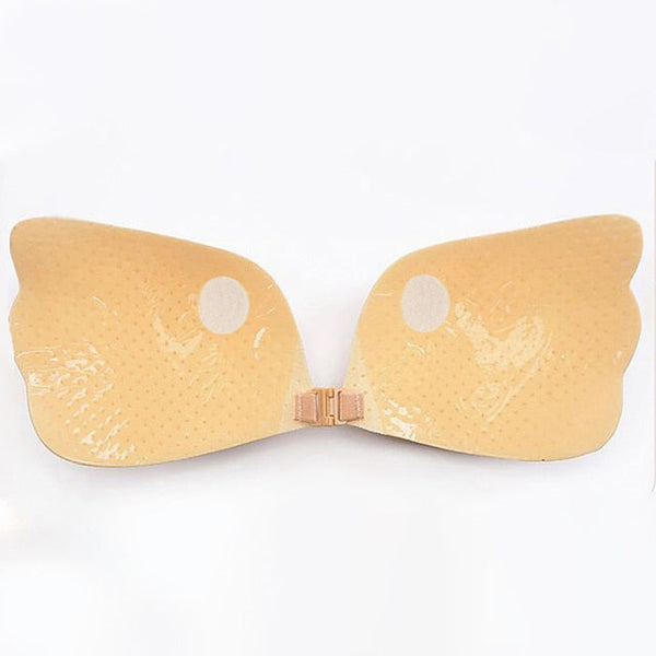 Women's Plus Size Bras & Bralettes Adhesive Bra Strapless 3,4 Cup Solid Color Micro-elastic Breathable Push Up Invisible Wedding Party Party & Evening Silica Gel , 1 PC