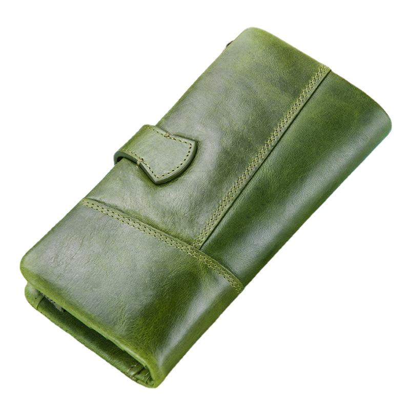 Fashionable Ladies' Genuine Leather Wallet For Coin Cell Phone Card Secondary image