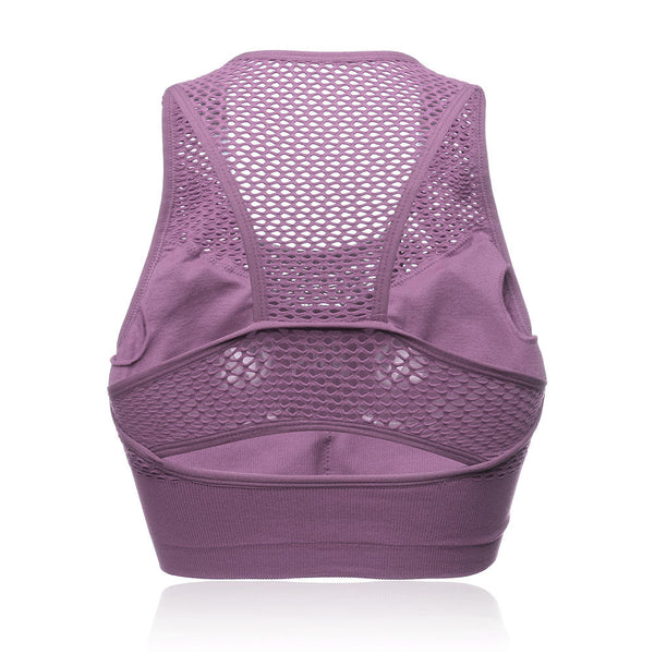 Women Shockproof Quick Drying Padded Sexy Back Breathable Sports Bra
