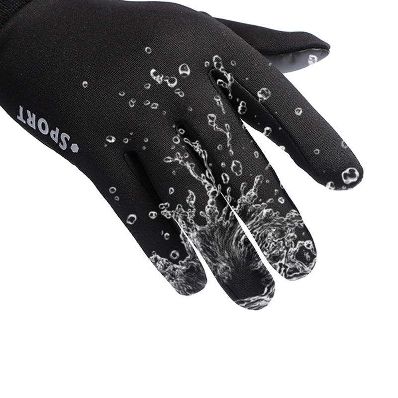 Unisex Waterproof Touchscreen Sport Gloves - Anti-slip, Warm Lining, Wrist Lengthening