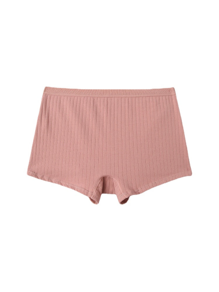 Women Threaded Cotton Breathable Antibacterial Low Waist Panty