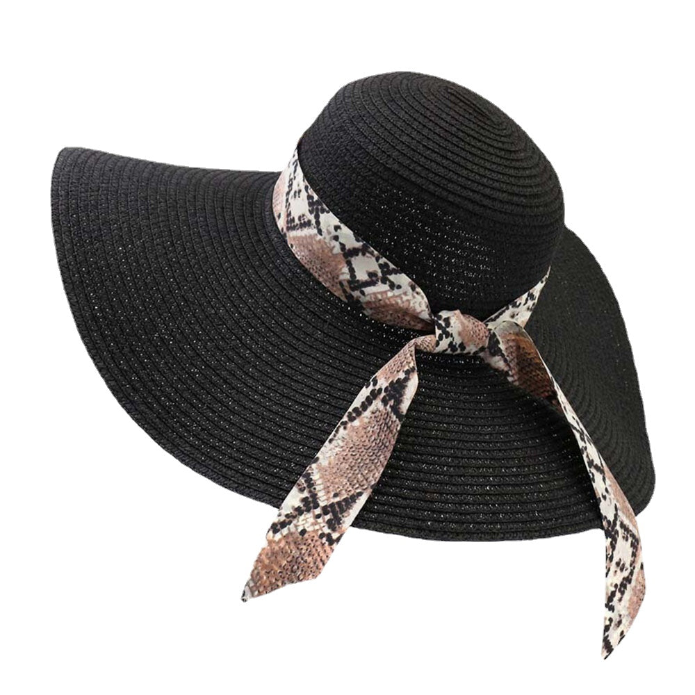 Women Sunscreen Vacation Beach Wild Brim Sun Hat Elegant Stylish Bowknot Straw Hat Main image