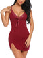 Women‘s Strap Dress Mini Dress Black Red Sleeveless Pure Color Lace Spring Summer Cold Shoulder Casual