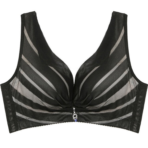 Women's Push Up Bras 34 Cup Lace Pure Color Hook & Eye POLY Sexy 1PC Plus Size