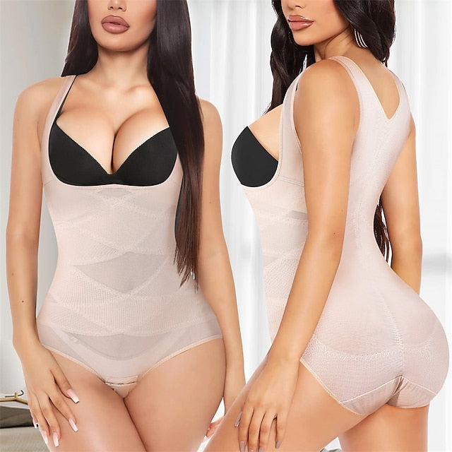 Shapewear Bodysuit for Women Tummy Control Butt Lifter Panty Hi-Waist Trainer Stomach Body Shaper Slimming Girdles Main image