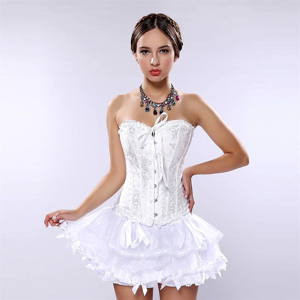 European and American Fashion Wedding Evening Dress Bottoming Abdomen Body Shaper Palace Corset