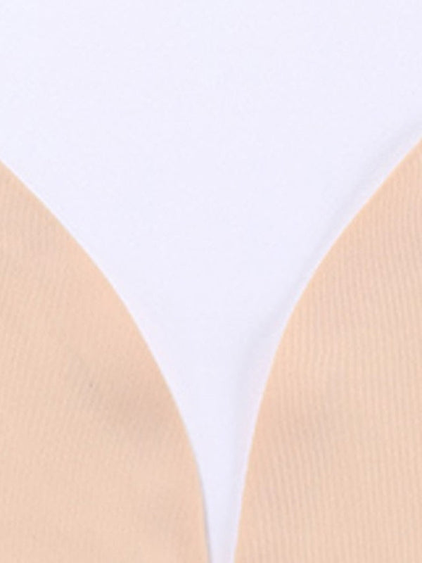 Women's Wireless Bras Sports Bras Fixed Straps Sheer Bras 3,4 Cup V Neck Yoga Breathable Push Up Pure Color Pull-On Closure Sport Date Casual Daily Nylon 1PC Beige , Bras & Bralettes , 1 PC