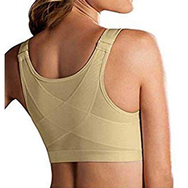 Front Closure Full Coverage Back Support Posture Corrector Bras for Women Secondary image