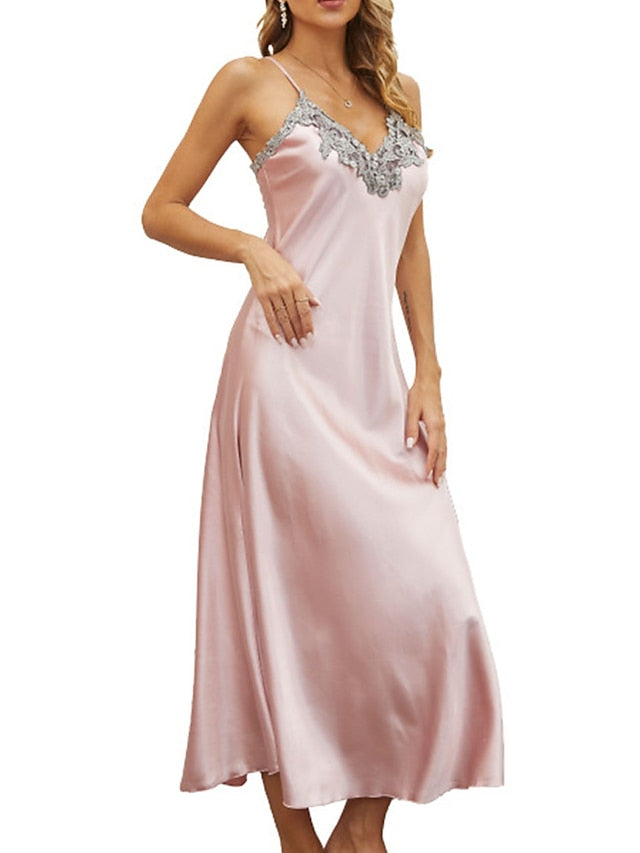 Women's ColorBlock Maxi Sheath Dress - Sexy Strap Partywear Main image