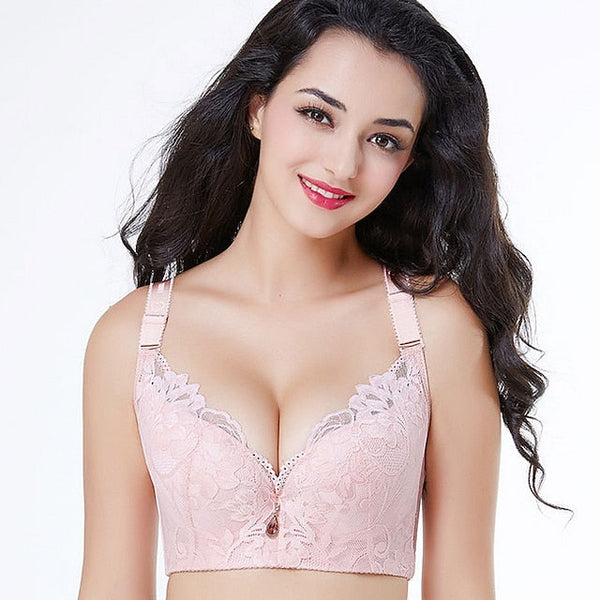 Women's Full Coverage Pure Color Hook & Eye Casual Daily Nylon Sexy 1PC Bras & Bralettes