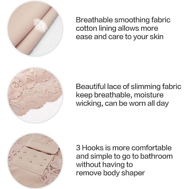 Shapewear for Women Tummy Control Fajas Colombianas Body Shaper Zipper Open Bust Bodysuit