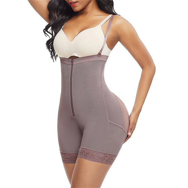 Shapewear for Women Seamless Firm Triple Control Faja Plus Size Thigh Slimmer Tummy Control Body Shaper