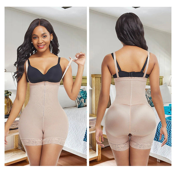 Shapewear for Women Seamless Firm Triple Control Faja Plus Size Thigh Slimmer Tummy Control Body Shaper