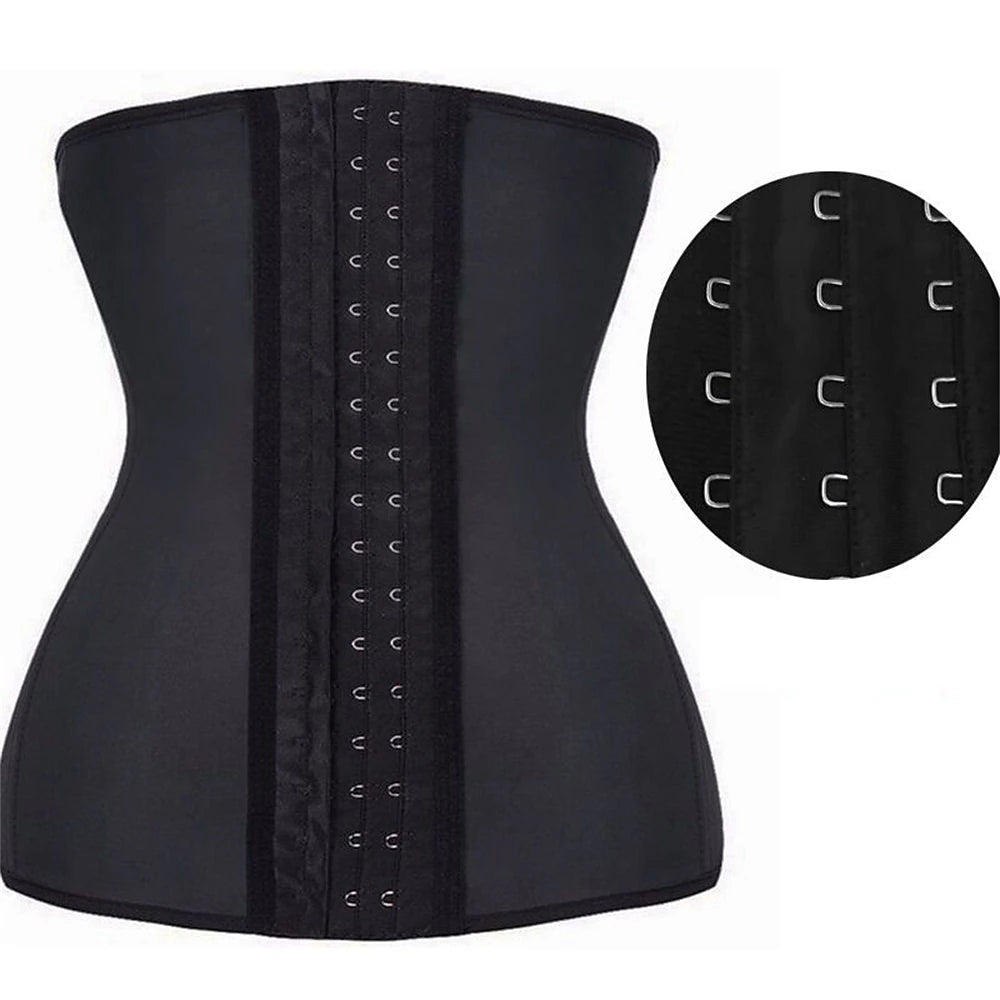 Latex Shapewear Waist Trainer Belt for Sports and Corset Support