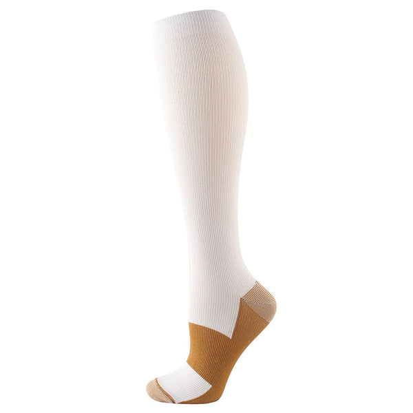 Copper Ion Compression Sports Stockings - Elastic Pressure Support