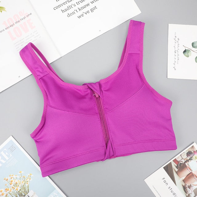 Sexy Breathable Ladies' Push Up Mesh Fitness Crop Tops