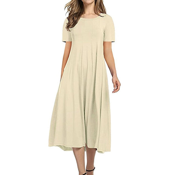 Women's Pajamas Nightgown Nighty Pjs Pure Color Comfort Home Daily Cotton Crew Neck Short Sleeve Spring Summer Green Purple