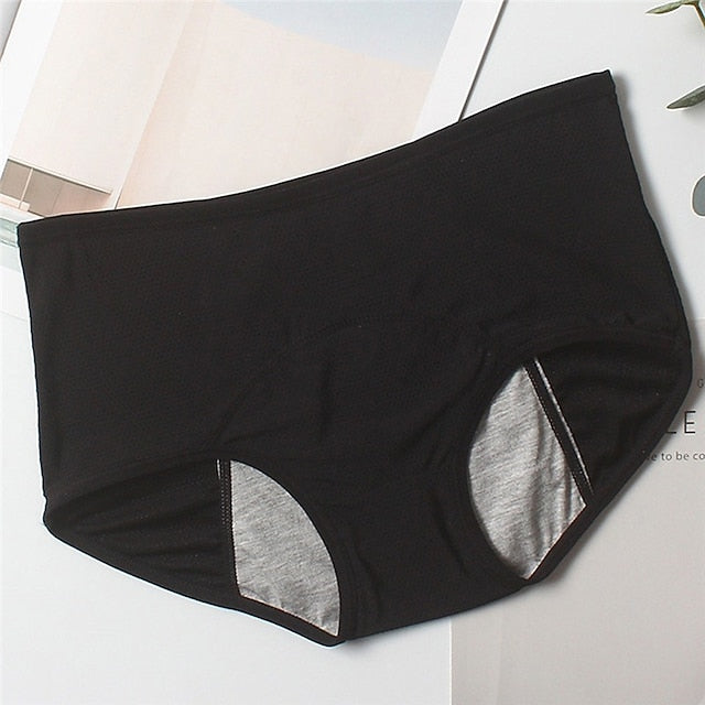 Women Period Underwear Heavy Flow Leak Proof Menstrual Panties Cotton Postpartum Bleeding Brief