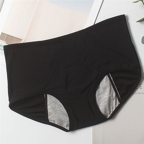 Women Period Underwear Heavy Flow Leak Proof Menstrual Panties Cotton Postpartum Bleeding Brief