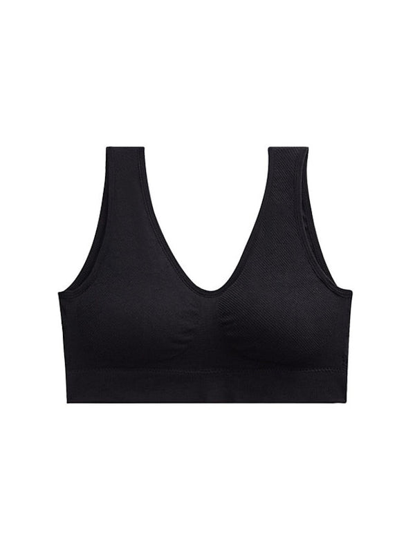 Women's Wireless Bras Sports Bras Fixed Straps Full Coverage Scoop Neck Breathable Sport Pure Color Pull-On Closure Casual Daily Nylon 1PC Green White , Bras & Bralettes , 1 PC