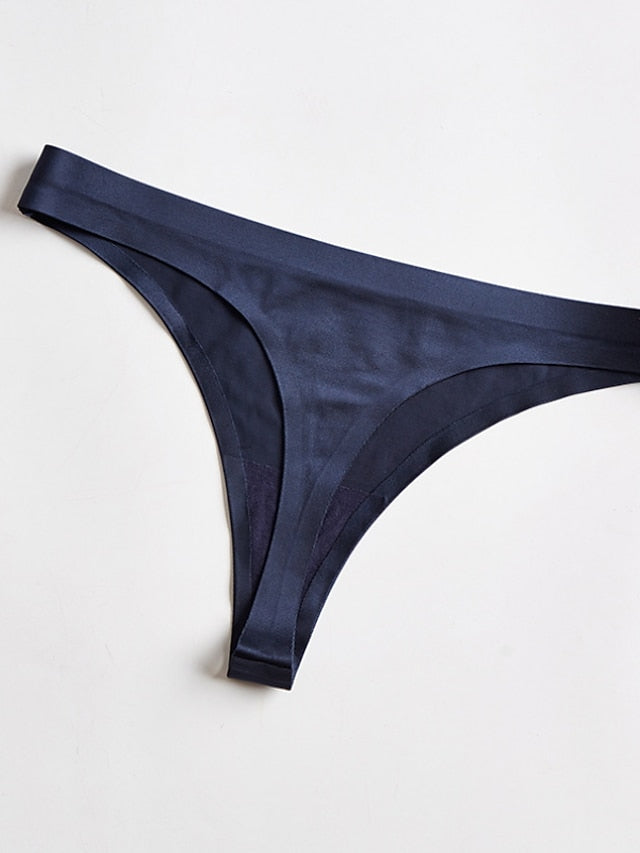 Women's Sexy Panties Basic Panties G-strings & Thongs Panties Brief Underwear 3Pcs