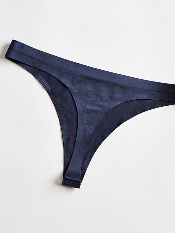 Women's Sexy Panties Basic Panties G-strings & Thongs Panties Brief Underwear 3Pcs