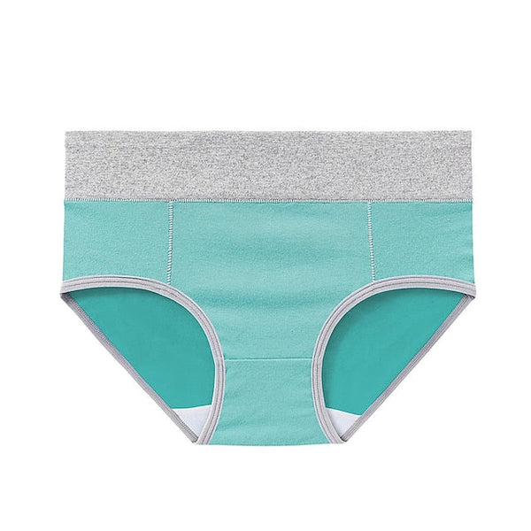 Women‘s High Waisted Cotton Underwear Soft Breathable Panties Stretch Briefs Regular & Plus Size 1 Piece