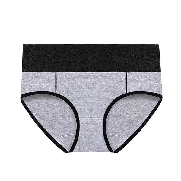 Women‘s High Waisted Cotton Underwear Soft Breathable Panties Stretch Briefs Regular & Plus Size 1 Piece