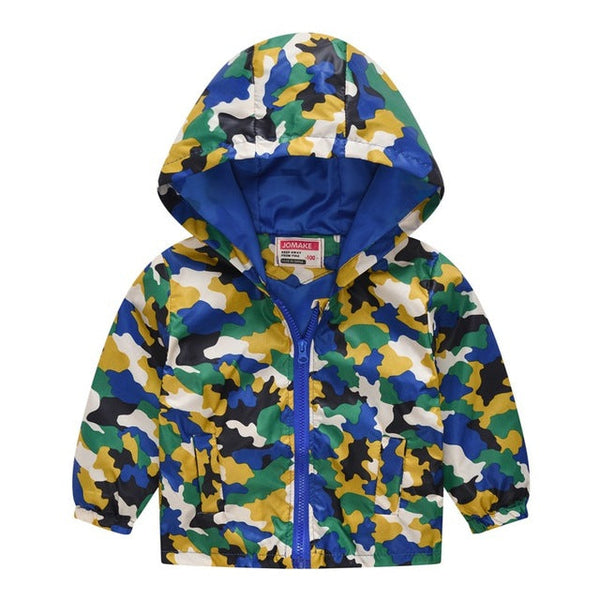 Stylish Skin-friendly Children's Waterproof Windbreaker