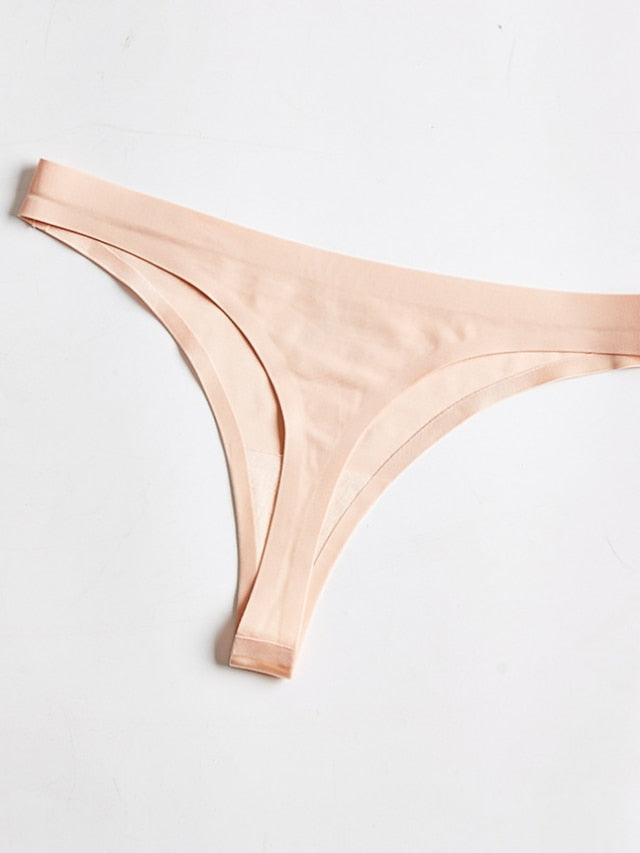 Women's Sexy Panties Basic Panties G-strings & Thongs Panties Brief Underwear 3Pcs