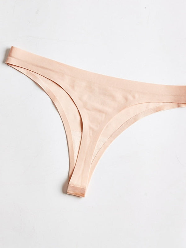 Women's Sexy Panties Basic Panties G-strings & Thongs Panties Brief Underwear 3Pcs