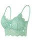 Women's Lace Bras Sheer Bras 34 Cup V Neck Push Up Lace Pure Color Pull-On Closure Date Valentine's Day Casual Daily Nylon Sexy 1PC Bras & Bralettes