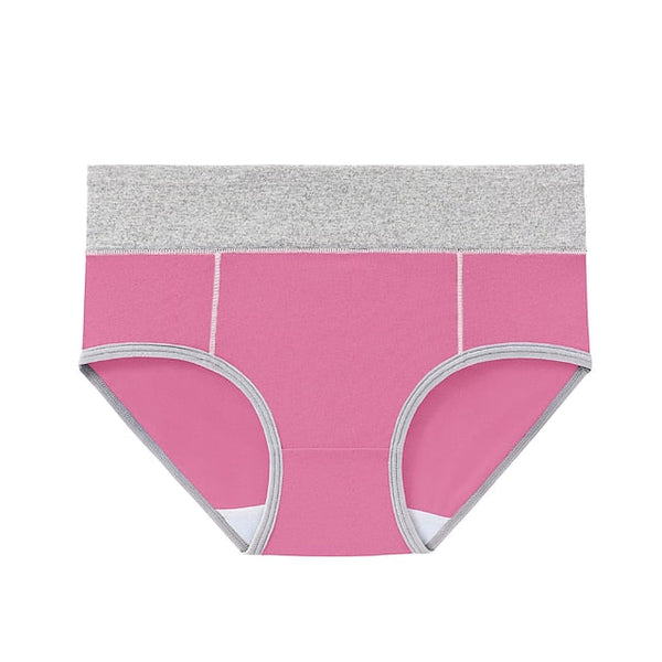 Women‘s High Waisted Cotton Underwear Soft Breathable Panties Stretch Briefs Regular & Plus Size 1 Piece