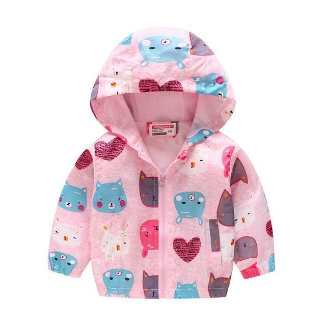 Stylish Skin-friendly Children's Waterproof Windbreaker