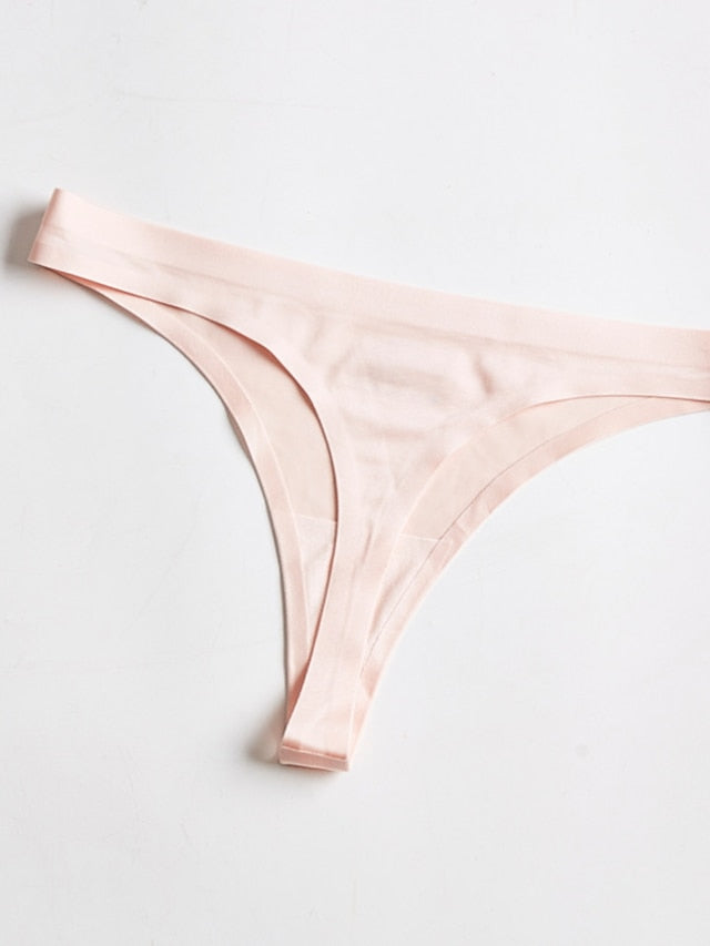 Women's Sexy Panties Basic Panties G-strings & Thongs Panties Brief Underwear 3Pcs