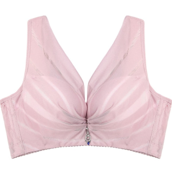 Women's Push Up Bras 34 Cup Lace Pure Color Hook & Eye POLY Sexy 1PC Plus Size