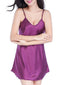 Women's Silk Sleeveless Nightgown - Simple, Breathable, Comfortable Pajamas for Home