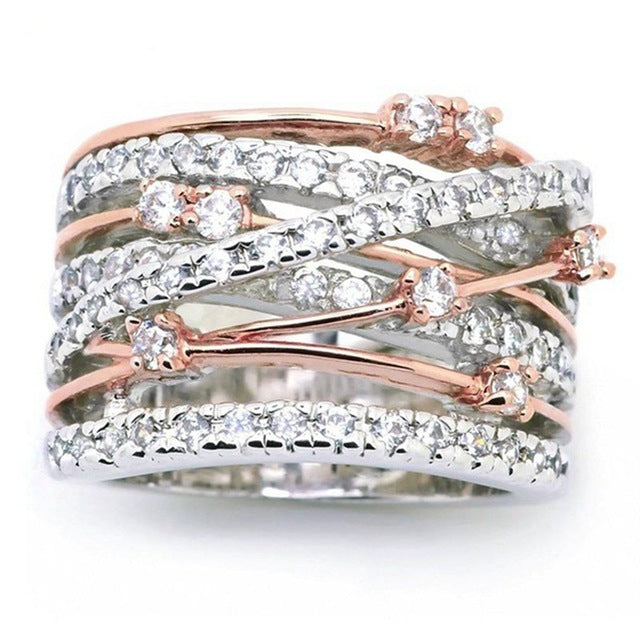 Zircon Stone Rings For Women Fashion Jewelry Engagement Wedding Ring