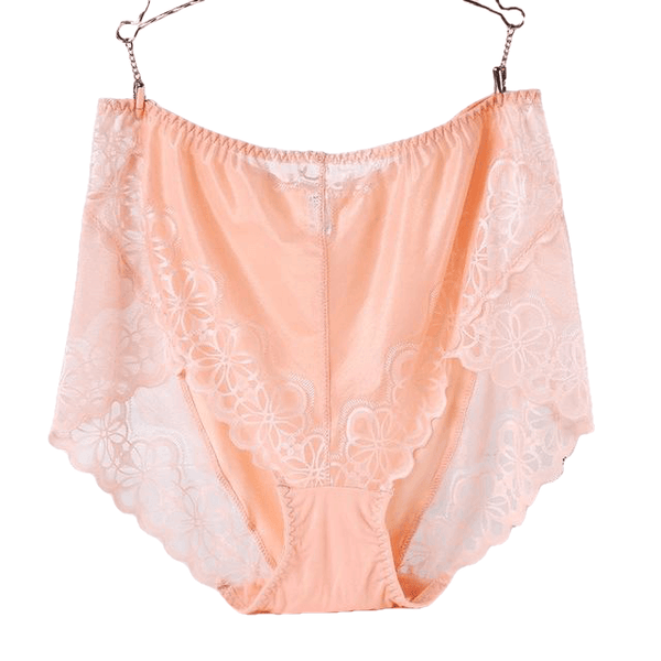 Large Size High Waist Panties For Women Underwear Ladies Big Size Briefs Plus Size Transparent Sexy Lace Panties Female 5Xl 6Xl - Sheseelady