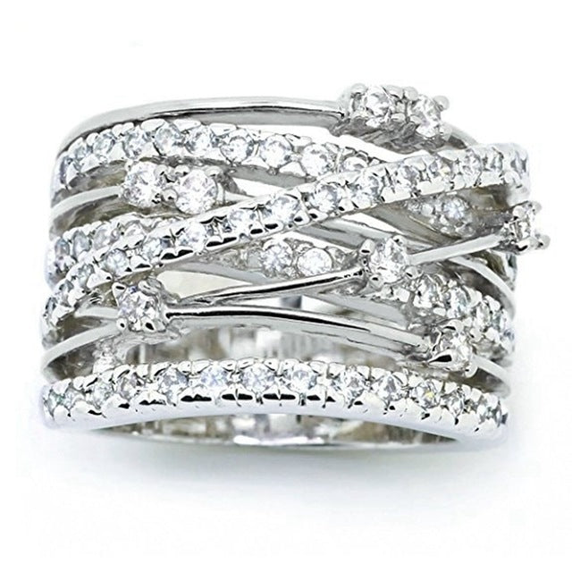 Zircon Stone Rings For Women Fashion Jewelry Engagement Wedding Ring
