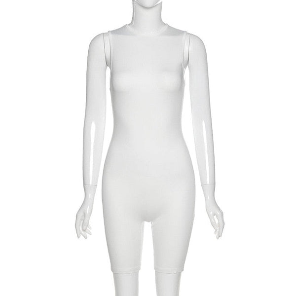 Sexy Ladies' Sleeveless Bodycon Playsuits For Sport