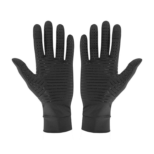 Copper Arthritis Compression Gloves Full Finger Touch Screen Pain Relief for Carpal Tunnel RSI