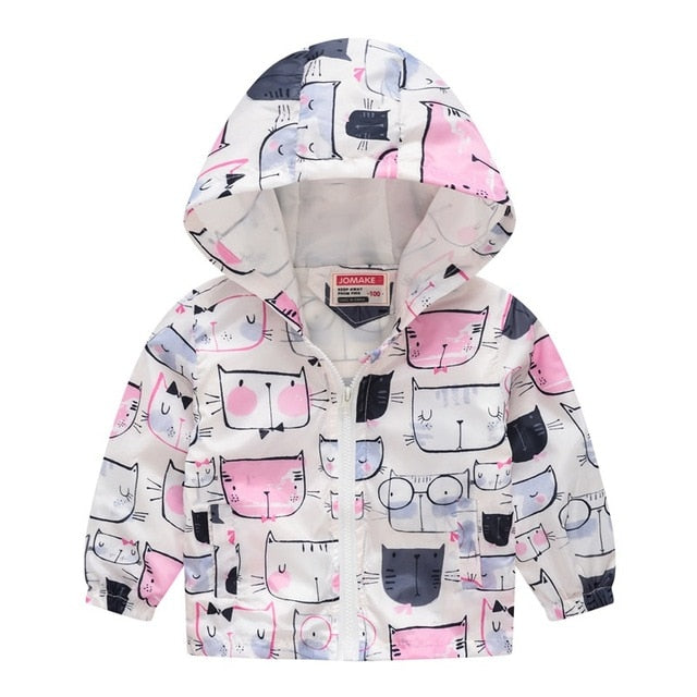 Stylish Skin-friendly Children's Waterproof Windbreaker