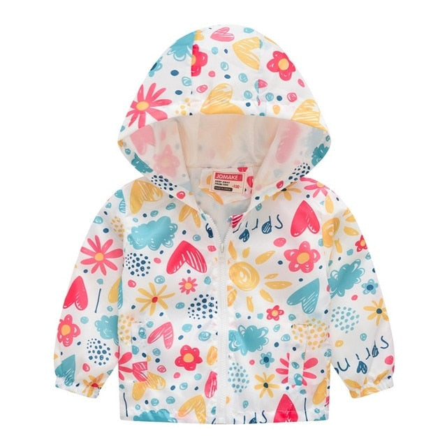 Stylish Skin-friendly Children's Waterproof Windbreaker