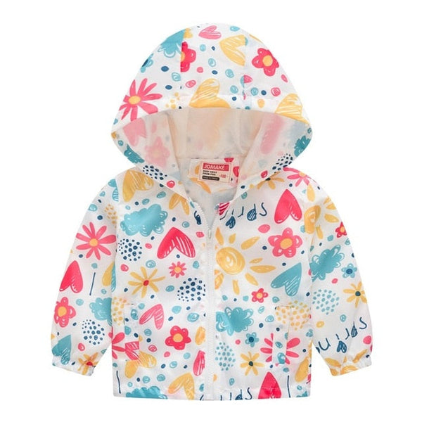 Stylish Skin-friendly Children's Waterproof Windbreaker