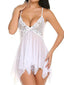 Women's Sexy Lace Mesh Mini Dress - Summer Party Outfit