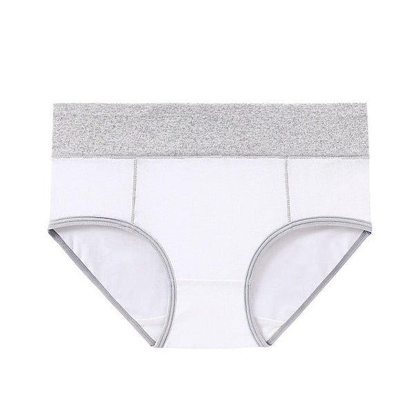 Women‘s High Waisted Cotton Underwear Soft Breathable Panties Stretch Briefs Regular & Plus Size 1 Piece